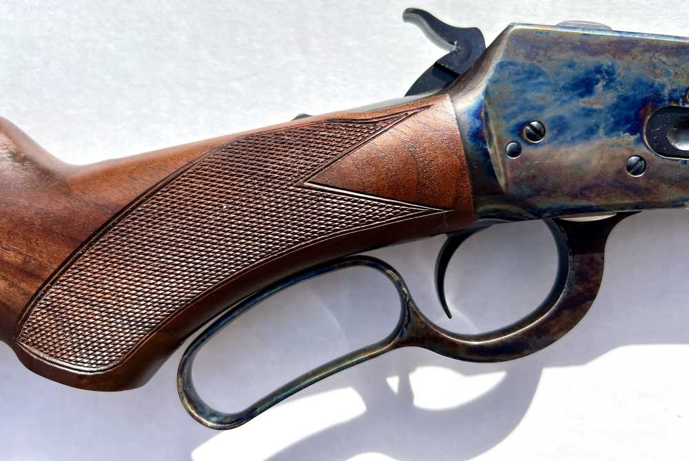 Winchester 1892 Deluxe Case Color 45 Colt Octagon T/D NIB 2026 Nice Wood-img-7