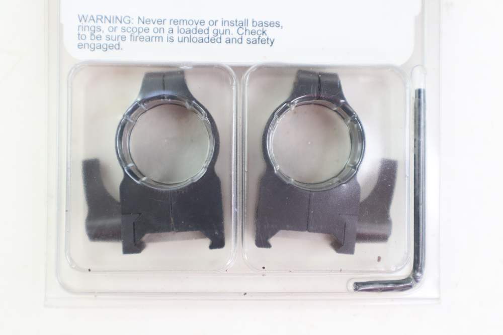 New Old Stock Warne Maxima Quick Detach Scope Rings 1" High Matte Finish-img-5