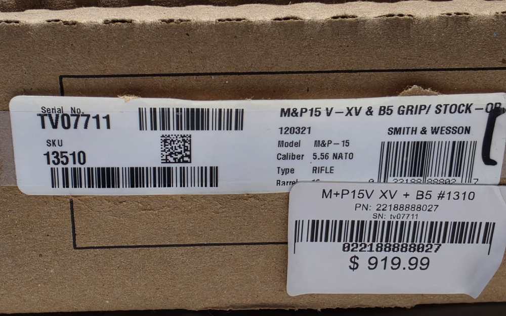 Smith & Wesson M&P-15 Volunteer - XV 5.56mm SKU 13510 w/box-img-20