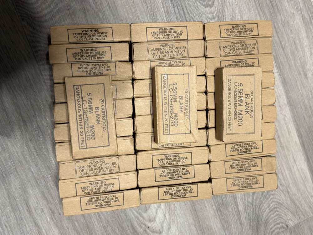 660 RDS! 5.56 NATO Ammo 556 Ammunition Blank Blanks M200-img-0
