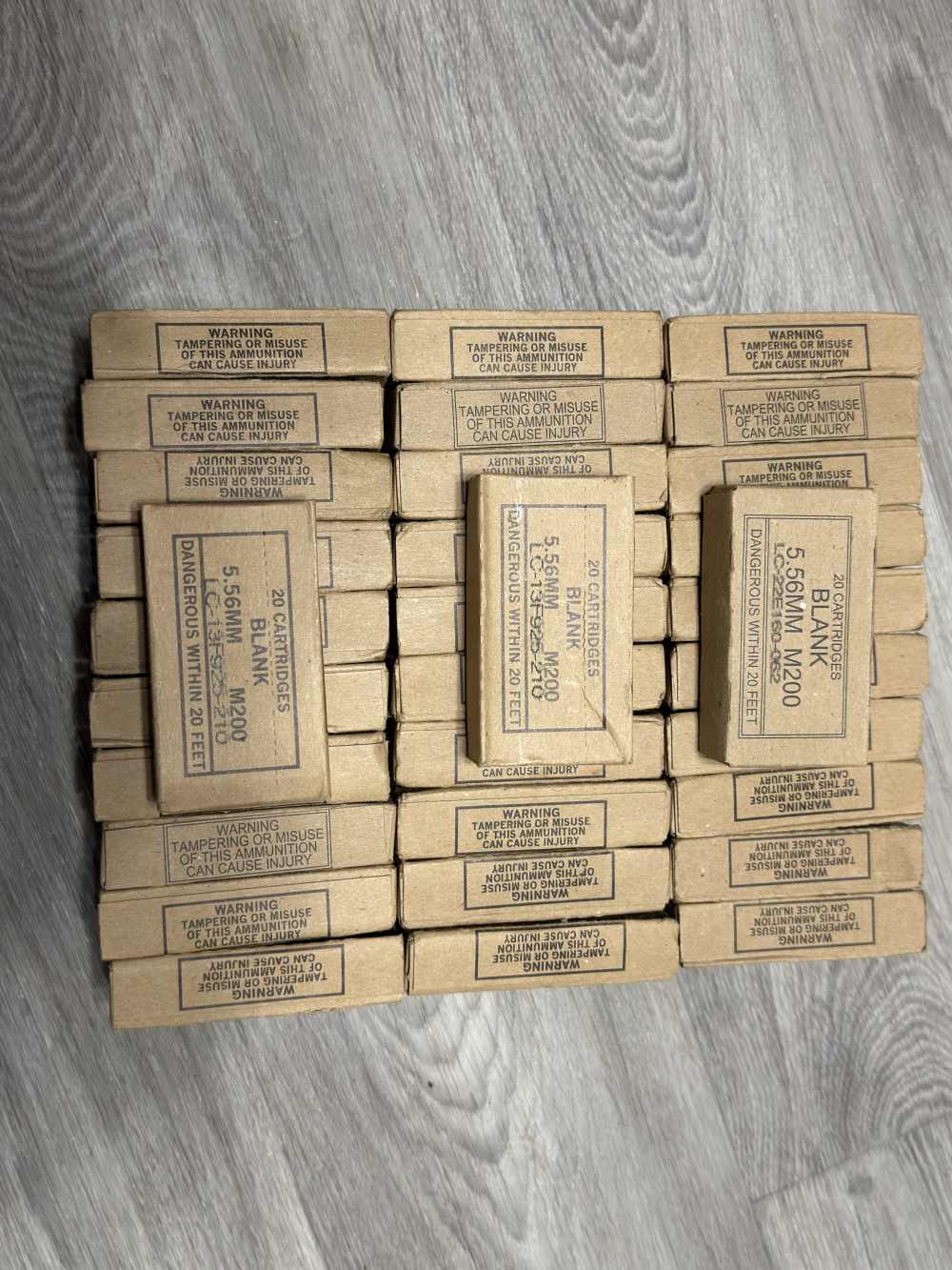 660 RDS! 5.56 NATO Ammo 556 Ammunition Blank Blanks M200-img-1