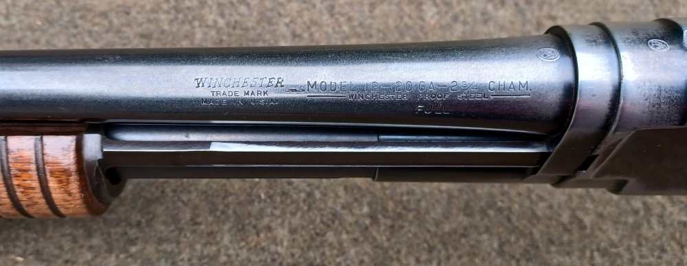 1954 Winchester Model 12 - 20 Gauge – 28” Full – Takedown-img-21