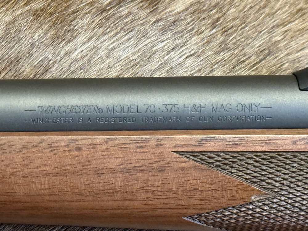 Winchester Model 70 Safari Express 375 H&H - Nice Wood - Unfired!-img-7