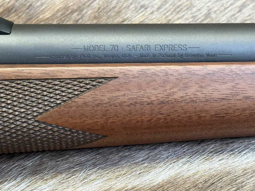 Winchester Model 70 Safari Express 375 H&H - Nice Wood - Unfired!-img-8