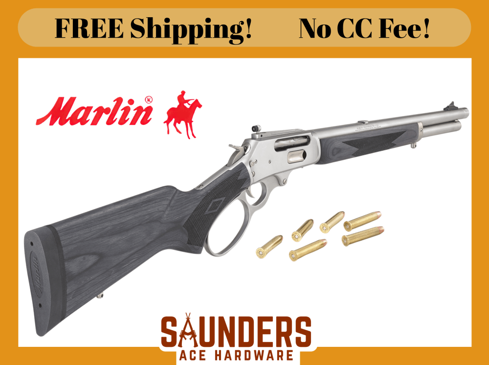 MARLIN 1895 TRAPPER Lever Action Rifle 45-70 Govt Threaded Drilled Tapped-img-0