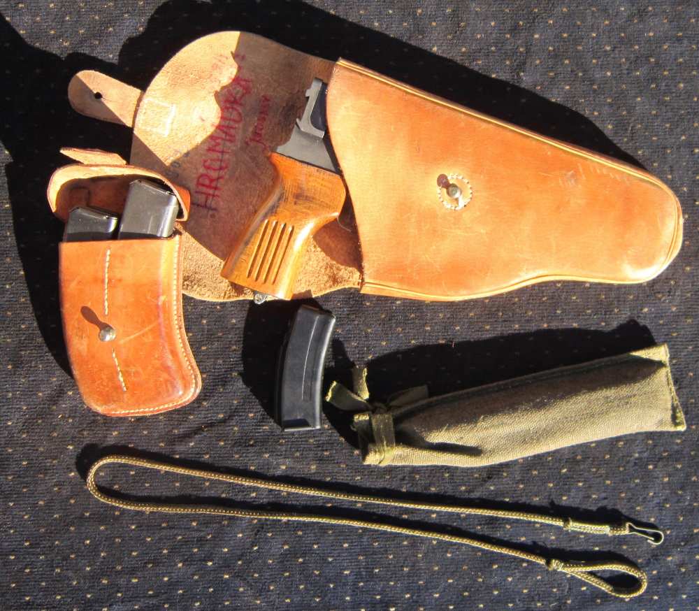 Vz61 Skorpion parts kit w/threaded barrel w/SHOULDER, all the mags,&holster-img-1