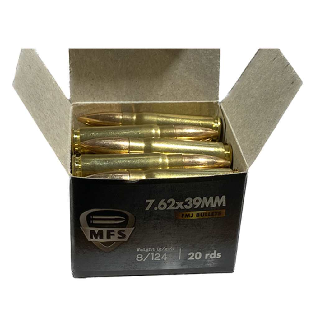 500 RD - 7.62X39mm 124 Gr FMJ Non-Magenetic MFS Defense Ammo-img-5