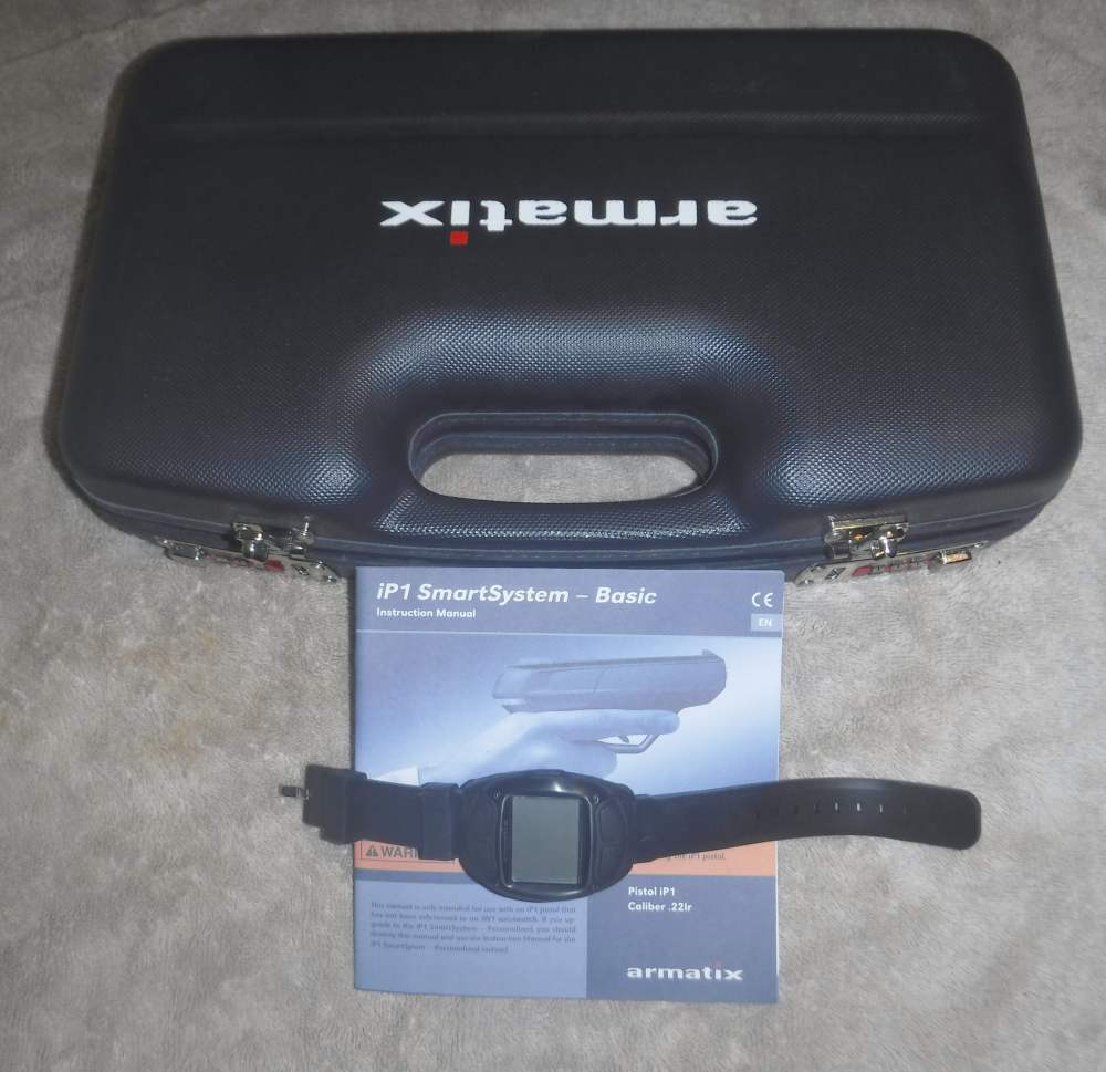 RARE ARMATIX IP1 "SMART GUN" .22 PISTOL.  BRAND NEW W/ ACCESS.  EXC!-img-2