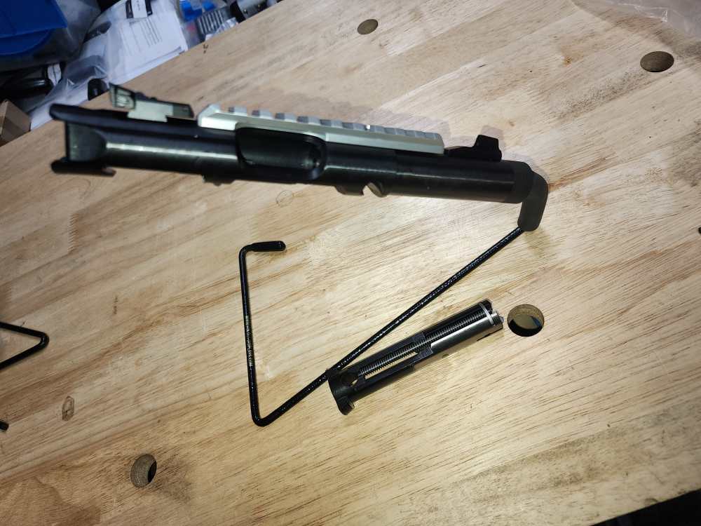Ruger Mark IV upper 4.5 bull barrel and Target Bolt assy. blue new Threaded-img-4