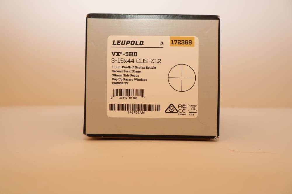 Leupold VX-5HD 3-15x44 CDS-ZL2 – Like New – Item #172368 - Ceraktoe-img-7
