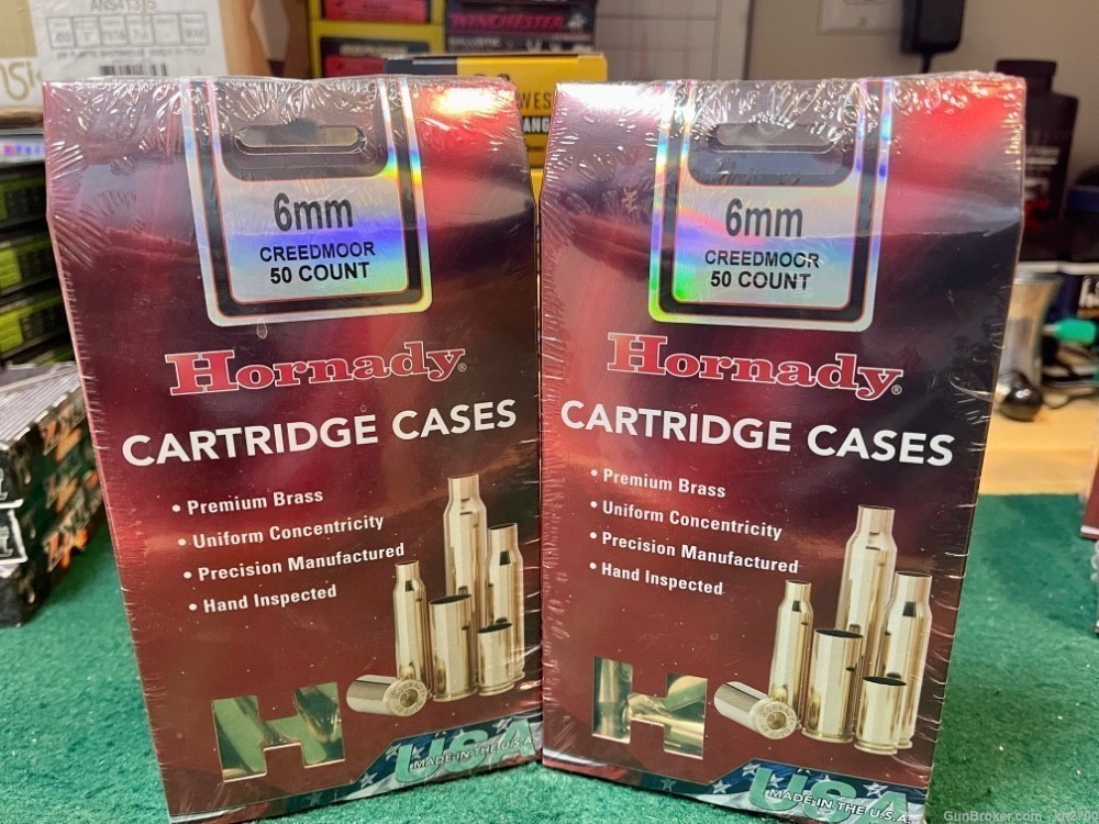 100 pieces of 6mm Creedmoor Brass by Hornady, USA MADE-img-0