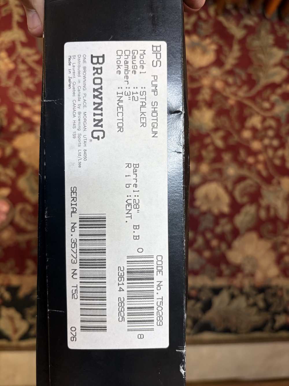 Browning BPS Stalker 12ga enhanced receiver -img-2