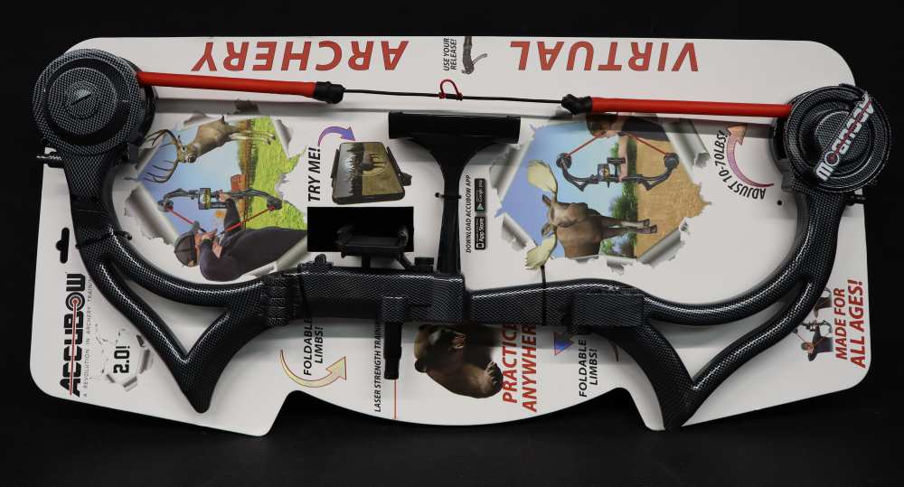 ACCUBOW 2.0 CARBON FIBER ARCHERY TRAINING BOW, NEW-IN-BOX, PENNY!-img-1
