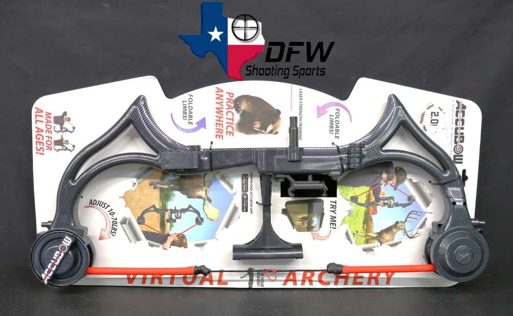 ACCUBOW 2.0 CARBON FIBER ARCHERY TRAINING BOW, NEW-IN-BOX, PENNY!-img-0