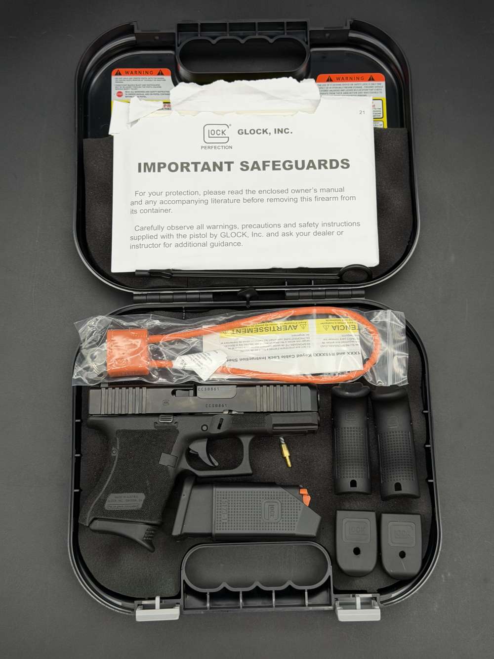 Glock G29 29 GEN5 Gen 5 10mm 29 Subcompact Stippled Grip & Box Layaway-img-0