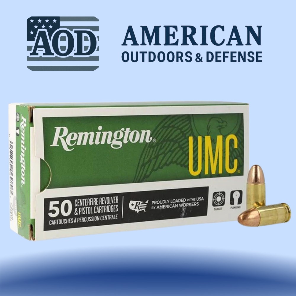 Remington UMC 115gr 9mm Luger FMJ Ammo 500 Rounds-img-0