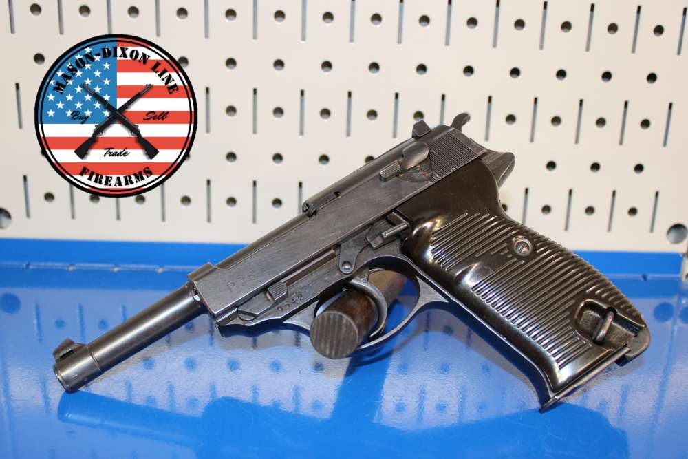 Walther P-38 (AC 45) - 9mm Luger - 1945 - Matching Magazine - Scarce - WWII-img-0