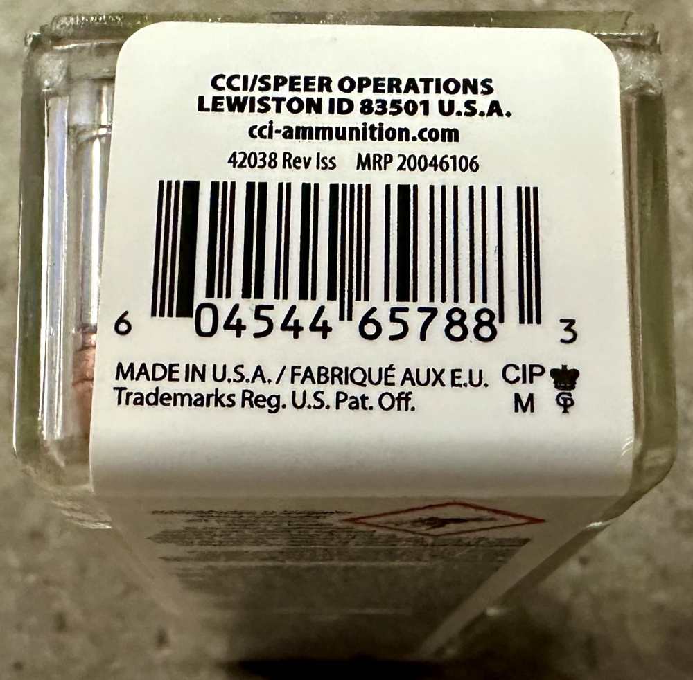 CCI Stangers 22LR 32GR Copper Plated HP 400RDS .22 400 Rounds 50100CC Speer-img-3