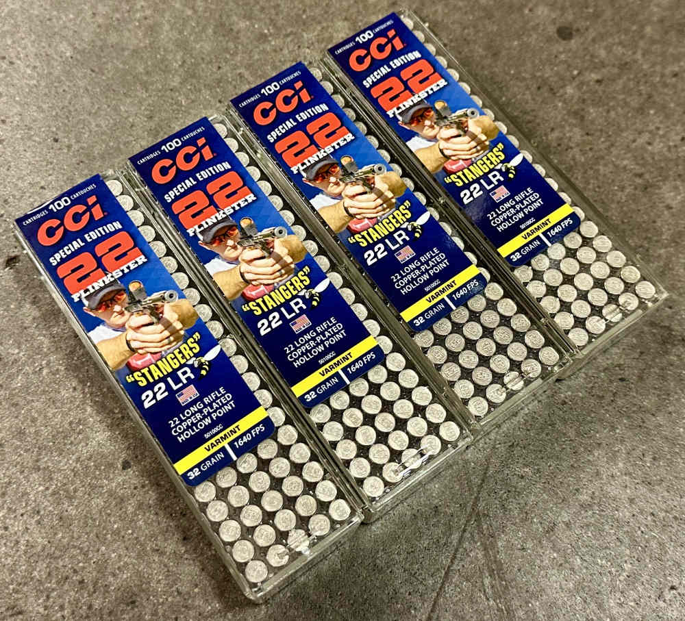 CCI Stangers 22LR 32GR Copper Plated HP 400RDS .22 400 Rounds 50100CC Speer-img-0