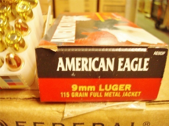 1000 Federal 9mm 115 grain AE9DP FMJ 9 mm New Ammunition-img-3