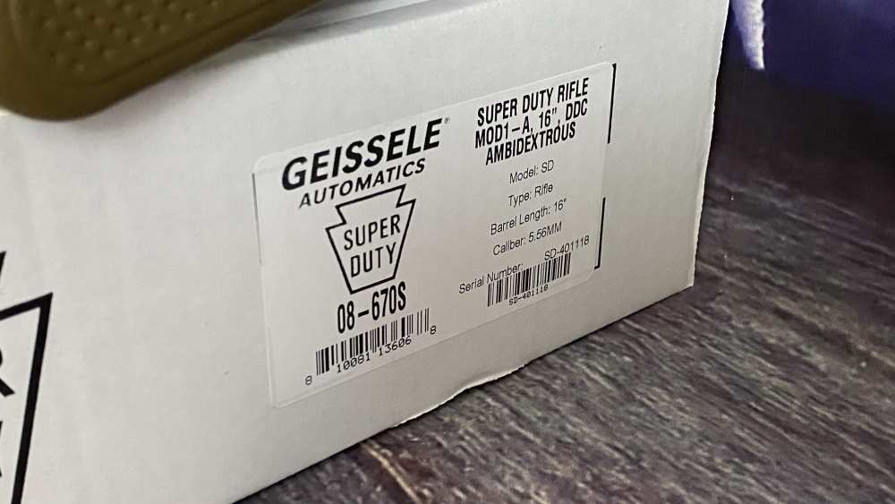 Geissele Super Duty MOD1-A 5.56 16" rifle DDC 08-670S - 4 months Layaway!-img-8