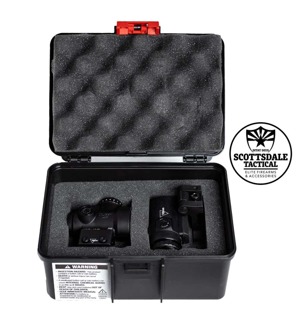Trijicon MRO HD 1x25 Red Dot with 3x magnifier-img-4