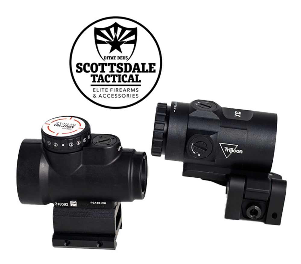 Trijicon MRO HD 1x25 Red Dot with 3x magnifier-img-3