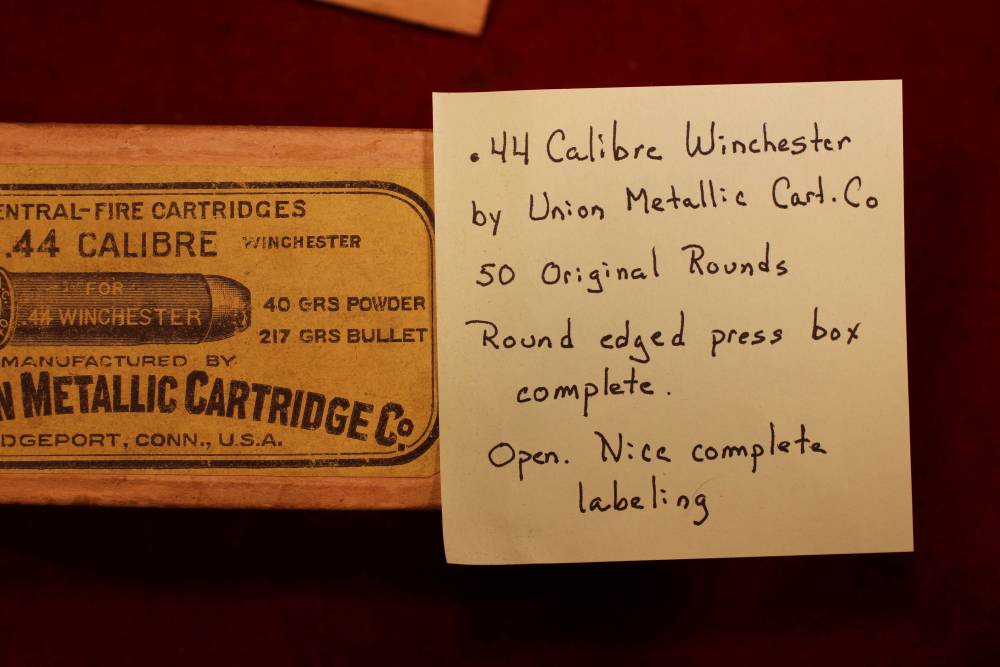 .44 Winchester Full Box Union Metallic Cart. Co. - Vintage-img-8