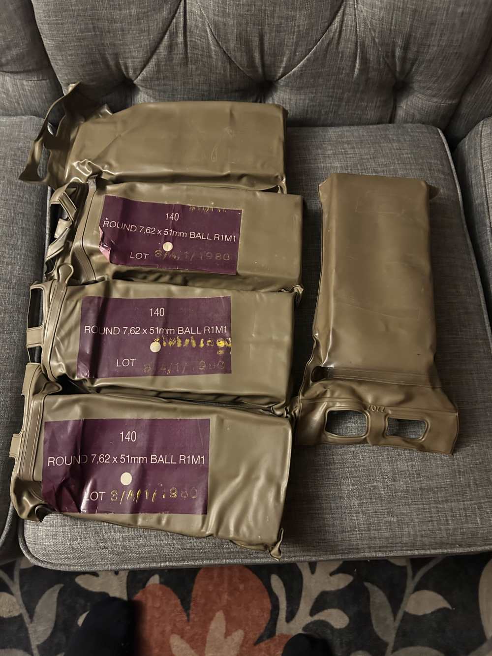 700 rds South African 7.62x51 308 R1m1 ammo in battlepacks-img-1