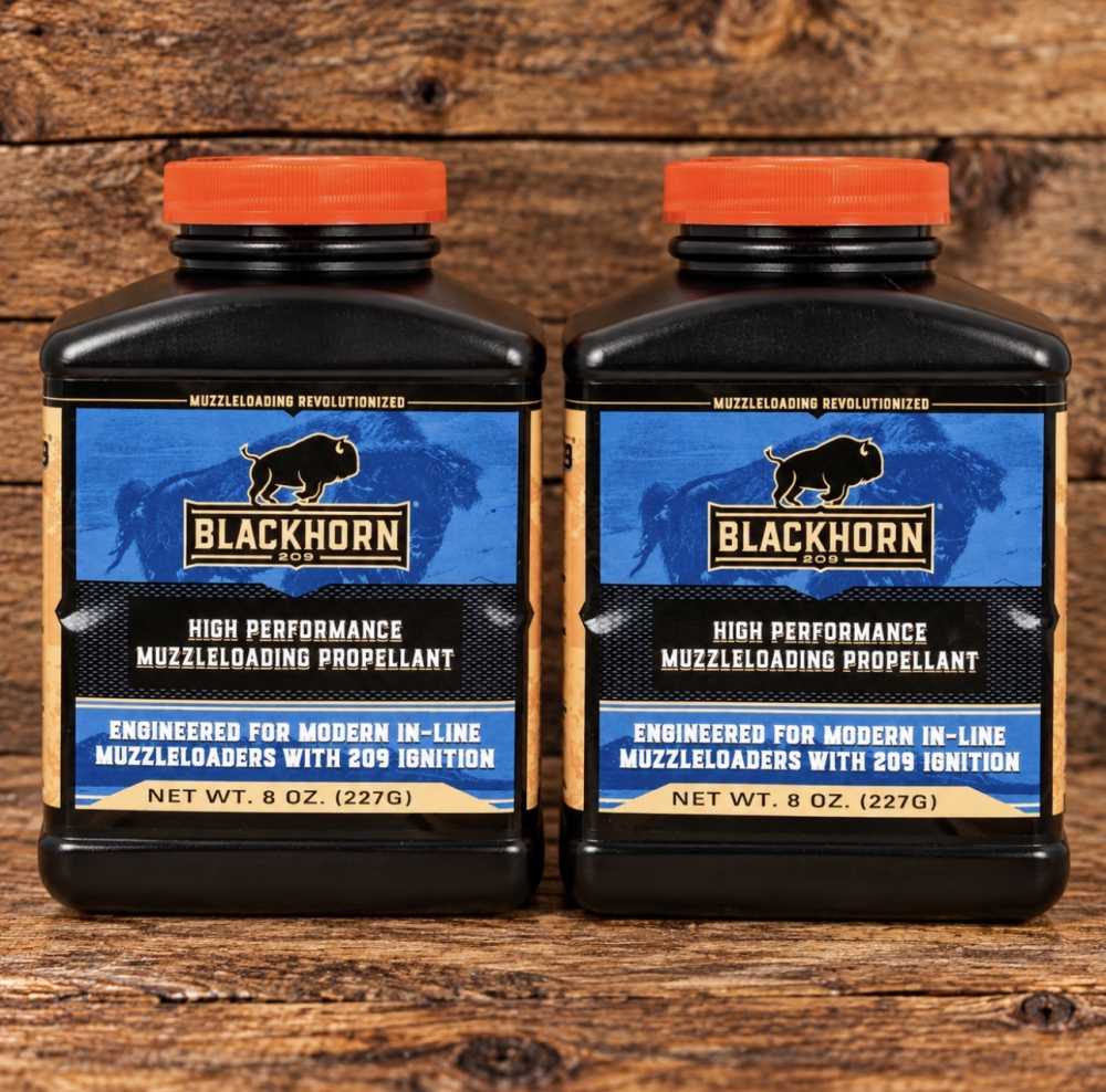 (2) New Blackhorn 209 BLACKHORN1 Muzzleloader Rifle Powder Blackhorn 2-8 oz-img-0
