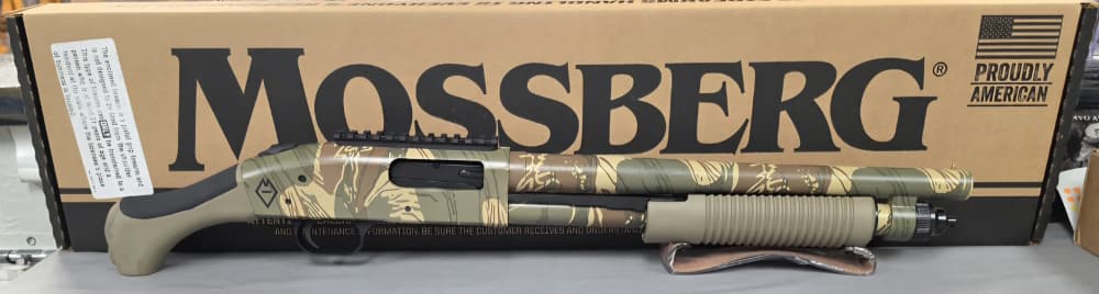 Mossberg 590 Bliksem Aftershock 12GA 14.375 5RD 50632 Camo FDE M590 -img-1
