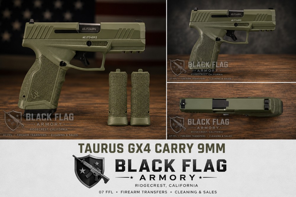 Taurus GX4 Carry 9mm Green/Green 3.7" Semi-Auto Pistol-img-2