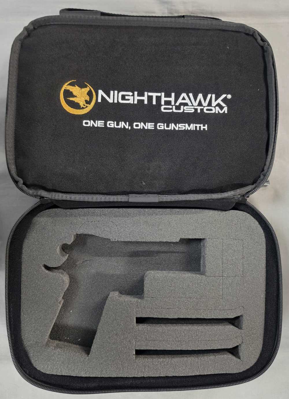 Nighthawk Custom VIP Silver 9MM 4.25" 10RD Engraved Mammoth Grips 1911-img-8