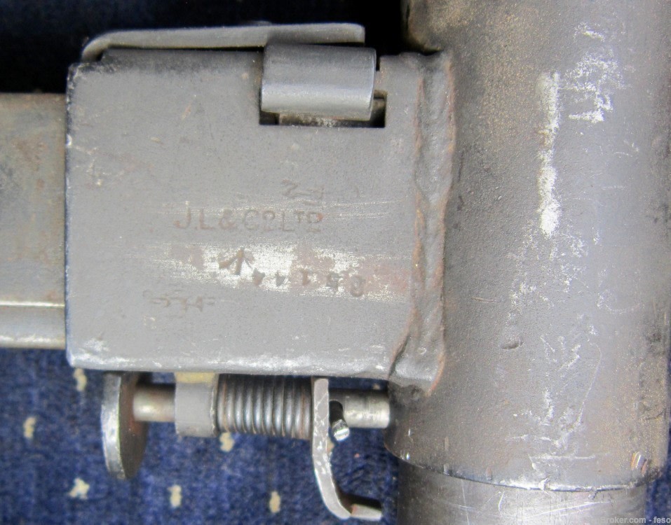 British Sten MK2 parts kit w/BARREL, tube, good trunnion,mag,9mm WWII icon!-img-2