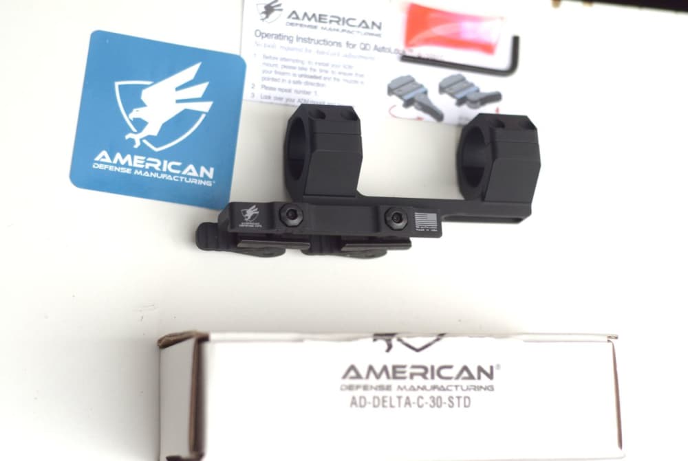 American Defense Manufacturing AD-DELTA-C -30-STD Scope mount free shipping-img-1