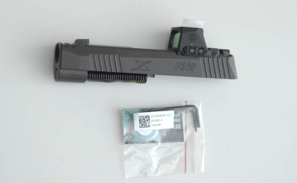 Sig P365XCA P365 AXG LEGION comp 9mm upper slide asssembly romeo X-img-1