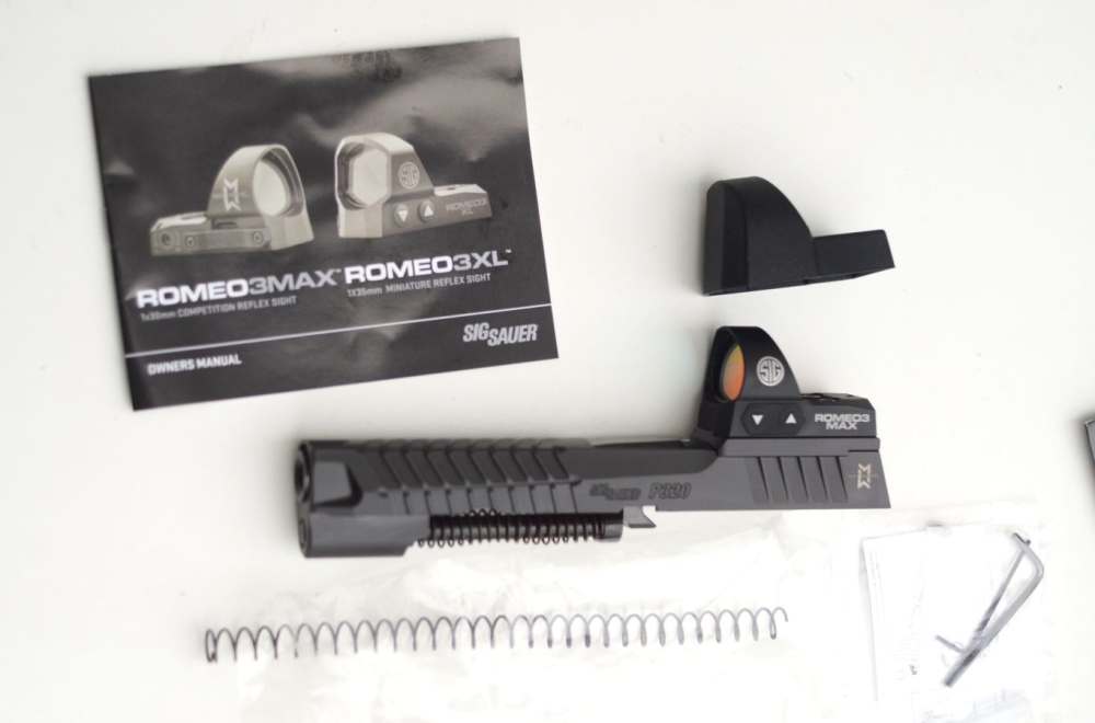 Sig P320 MAX  X5 2.0 MOD upper slide assembly 5" barrel ROMEO 3X -img-0