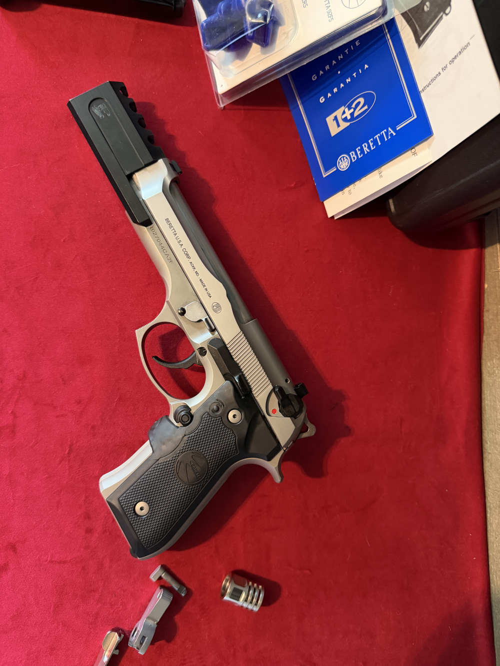 Beretta 92FS Brigadier With Custom Compensator and Round Counter -img-4