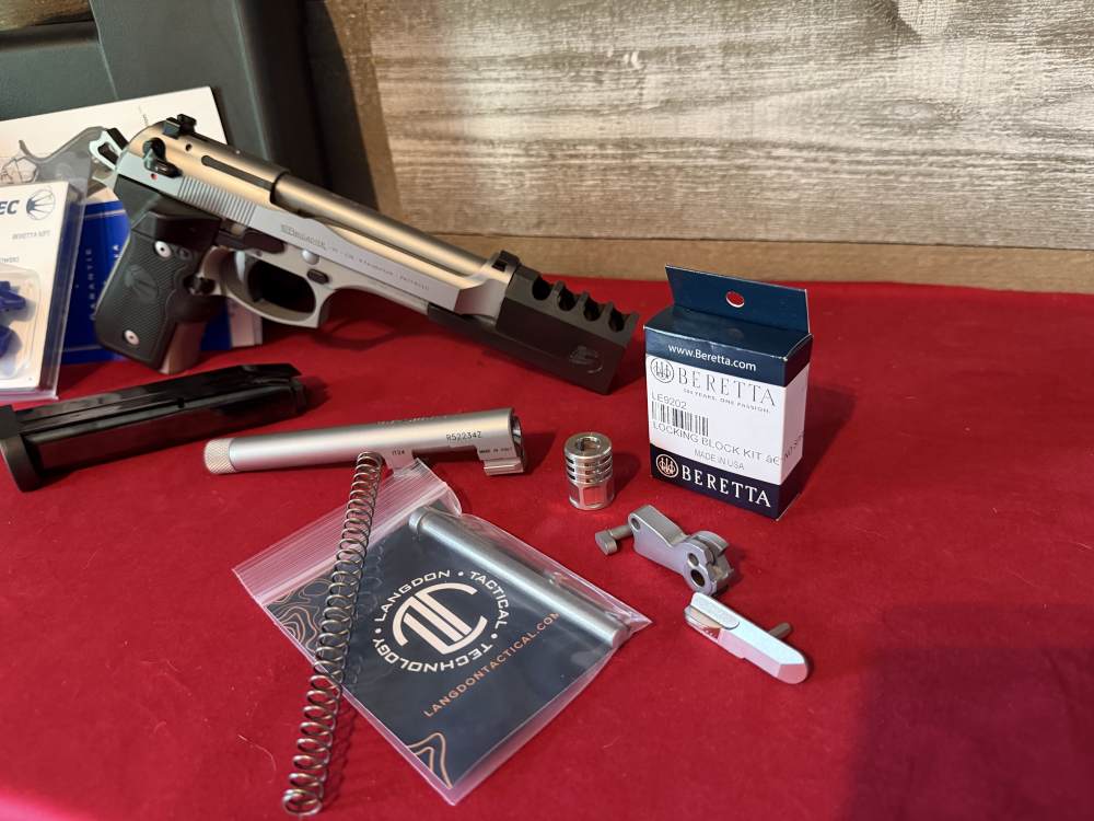 Beretta 92FS Brigadier With Custom Compensator and Round Counter -img-1