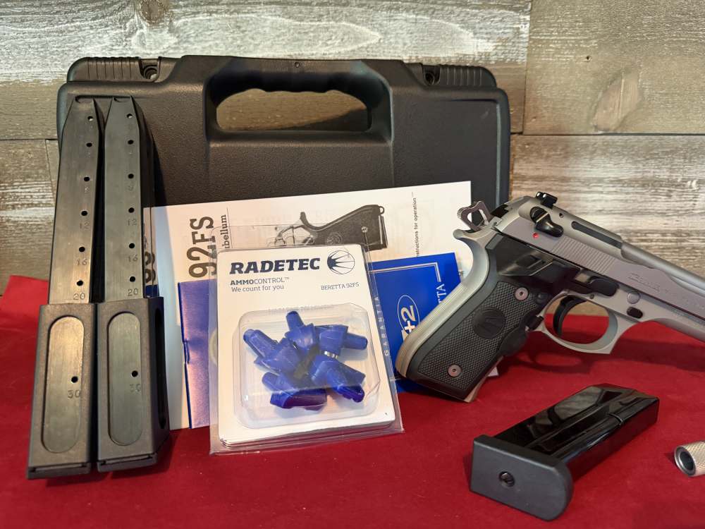 Beretta 92FS Brigadier With Custom Compensator and Round Counter -img-2