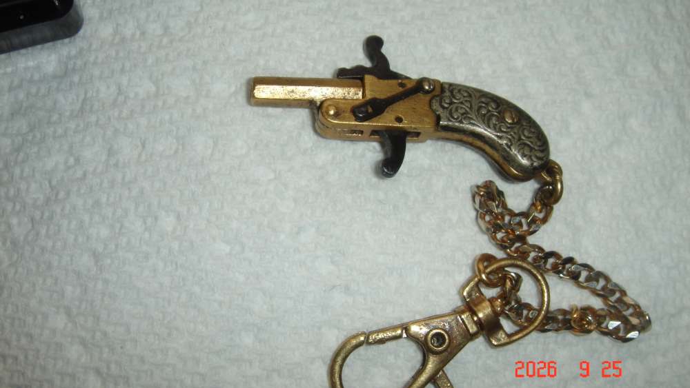 Vintage miniature  AUSRTIAN 2mm pinfire pistol , -img-1