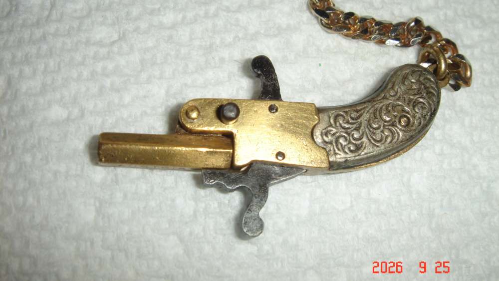 Vintage miniature  AUSRTIAN 2mm pinfire pistol , -img-4