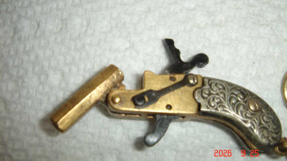 Vintage miniature  AUSRTIAN 2mm pinfire pistol , -img-5