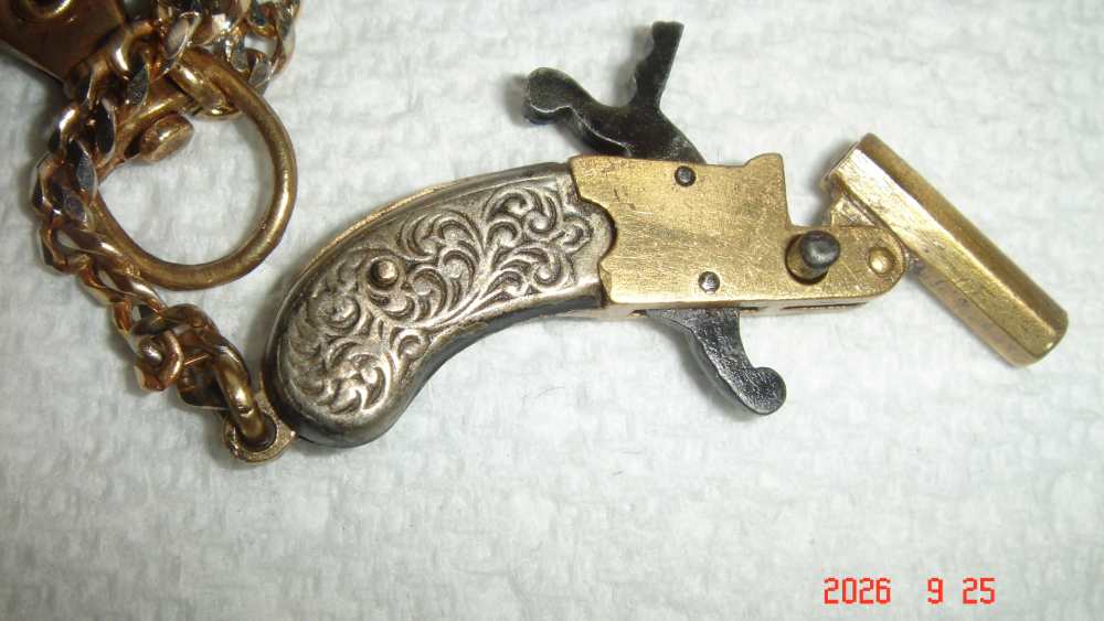 Vintage miniature  AUSRTIAN 2mm pinfire pistol , -img-6