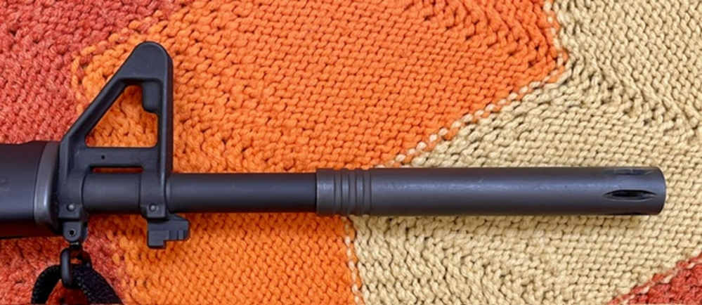 Retro AR15 Colt Model 629/XM177E2 16" barrel, "slip-over" Moderator -img-4