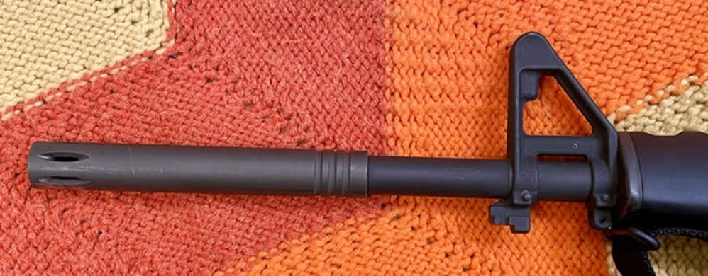Retro AR15 Colt Model 629/XM177E2 16" barrel, "slip-over" Moderator -img-6