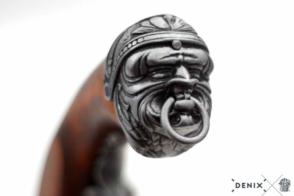1700s Italian Blunderbuss Percussion Pistol Non-Firing Replica by Denix -img-7