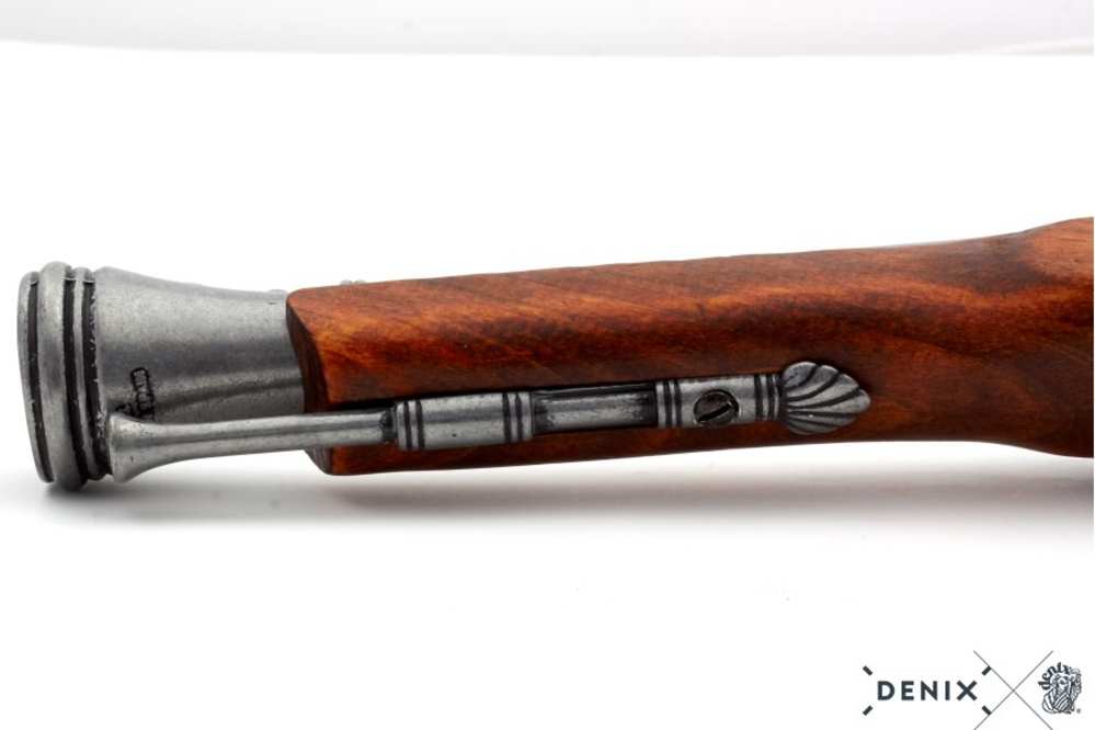 1700s Italian Blunderbuss Percussion Pistol Non-Firing Replica by Denix -img-5