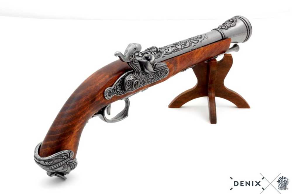 1700s Italian Blunderbuss Percussion Pistol Non-Firing Replica by Denix -img-2