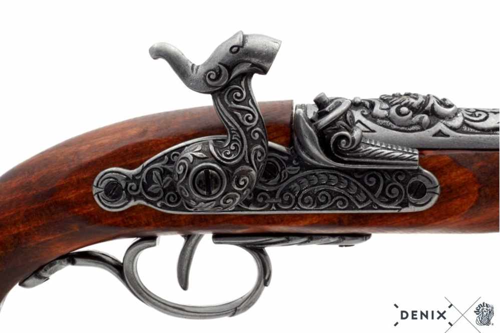 1700s Italian Blunderbuss Percussion Pistol Non-Firing Replica by Denix -img-6